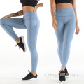 Accetta leggings da yoga sportivo personalizzato per le donne fitness